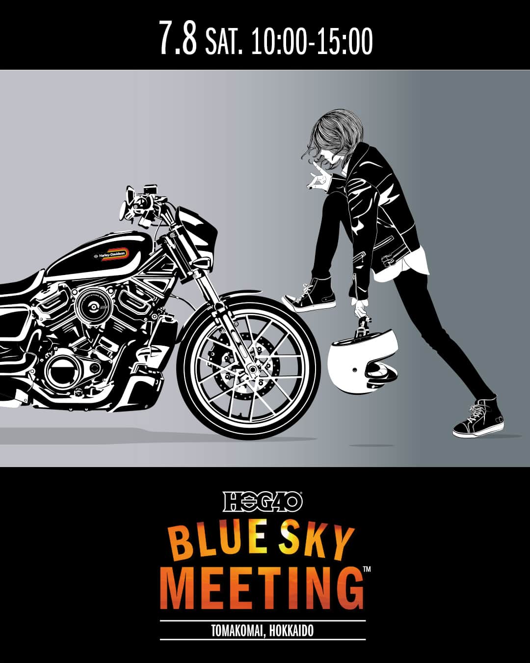 Harley-Davidson Japanさんのインスタグラム写真 - (Harley-Davidson JapanInstagram)「【BLUE SKY MEETING™】いよいよ明日、7/8(土)苫小牧キラキラ公園で北海道初開催  入場無料でどなたでも参加可能。キッチンカーイベントとの共催で味わえる北海道グルメのほか、会場限定オリジナルコーヒー、免許がなくても擬似運転できる「ジャンプスタート体験」、女性ライダーたちのトークショー、ファーマーズマーケットやドッグラン、大型すべり台やストライダー体験会など、家族そろって楽しめるプログラムが盛りだくさん。  当日13:30からは記念パレードも実施します。参加いただけるハーレーオーナーは会場受付でエントリーください（先着最大50名まで）※不正改造車は参加できません。当日会場での受付が必要です（DMやコメントからは申込できません）  日時：7/8(土)10:00-15:00 会場：苫小牧キラキラ公園 (北海道苫小牧市入船町3丁目-1) 後援：苫小牧市、苫小牧港管理組合 https://hog.blueskyheaven.jp/event/meeting-tomakomai  8/26（土）・27（日）開催の「BLUE SKY HEAVEN2023」前売チケット販売中 https://blueskyheaven.jp/  #HarleyDavidson #ハーレーダビッドソン #UnitedWeRide #BlueSkyMeeting」7月7日 10時00分 - harleydavidsonjapan