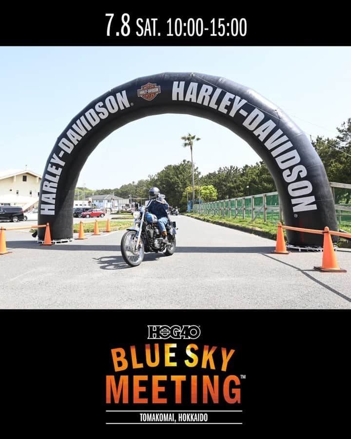 Harley-Davidson Japanさんのインスタグラム写真 - (Harley-Davidson JapanInstagram)「【BLUE SKY MEETING™】いよいよ明日、7/8(土)苫小牧キラキラ公園で北海道初開催  入場無料でどなたでも参加可能。キッチンカーイベントとの共催で味わえる北海道グルメのほか、会場限定オリジナルコーヒー、免許がなくても擬似運転できる「ジャンプスタート体験」、女性ライダーたちのトークショー、ファーマーズマーケットやドッグラン、大型すべり台やストライダー体験会など、家族そろって楽しめるプログラムが盛りだくさん。  当日13:30からは記念パレードも実施します。参加いただけるハーレーオーナーは会場受付でエントリーください（先着最大50名まで）※不正改造車は参加できません。当日会場での受付が必要です（DMやコメントからは申込できません）  日時：7/8(土)10:00-15:00 会場：苫小牧キラキラ公園 (北海道苫小牧市入船町3丁目-1) 後援：苫小牧市、苫小牧港管理組合 https://hog.blueskyheaven.jp/event/meeting-tomakomai  8/26（土）・27（日）開催の「BLUE SKY HEAVEN2023」前売チケット販売中 https://blueskyheaven.jp/  #HarleyDavidson #ハーレーダビッドソン #UnitedWeRide #BlueSkyMeeting」7月7日 10時00分 - harleydavidsonjapan