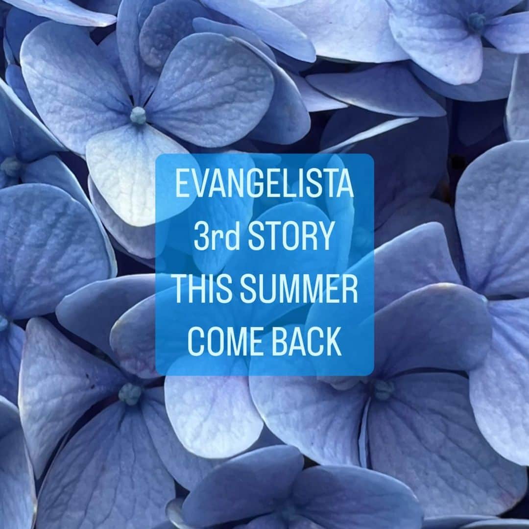 小林 ディスカスのインスタグラム：「EVANGELISTA @evangelista_2021  3rd STORY  THIS SUMMER  COME BACK !!  And  SPECIAL COLLABORATIONS !!  #tokyo #japan #fashion #beauty #evangrlista #エバンジェリスタ」