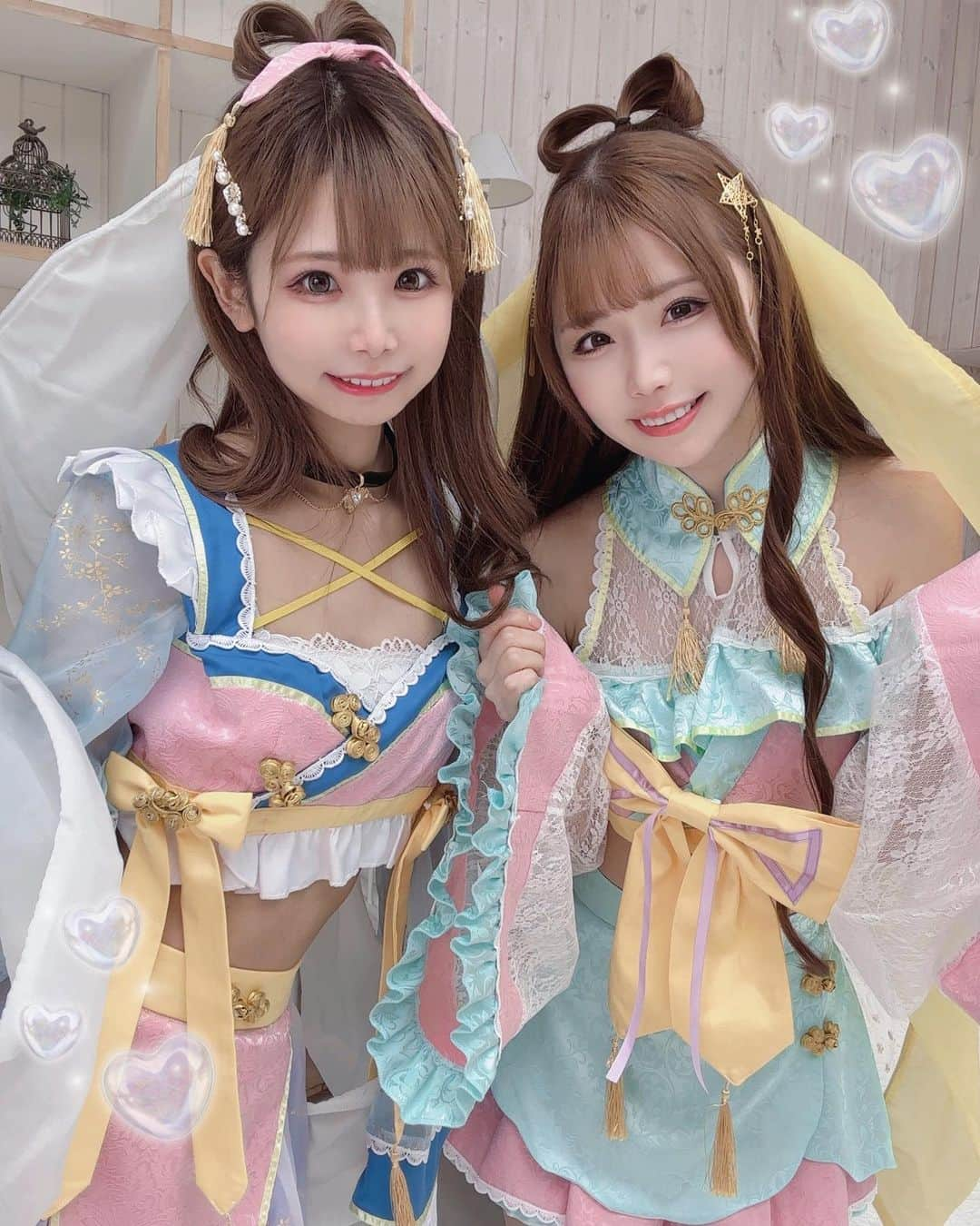 姫宮まほれのインスタグラム：「七夕🎋 まほくる織姫♡  . . 大好きなくるるんと🥺💕 @kurasaka_kururu   マリムンの織姫衣装あわせ✨  . 七夕だけじゃなくて、浴衣とかの感じで 夏っぽく撮っても可愛い気がする…😆 . .  #織姫 #七夕コスチューム #Malymoon #マリームーン .  .  #コスプレ#コスプレイヤー#コスプレ衣装 #インフルエンサー#コンカフェ嬢#インスタ女子 #撮影会モデル#自撮り女子#萌妹子#性感内衣#情趣内衣#Cosplay#kawaiicosplay  #InstaCosplay#角色扮演者 #粉我#코스프레 #메이크」