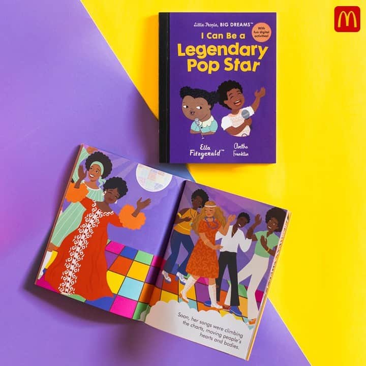 McDonald's Philippinesのインスタグラム：「an inspiring read for aspiring stars 📖💫  Order the Happy Meal Readers book -  I Can Be a Legendary Pop Star for the little ones today! Available via McDelivery!」