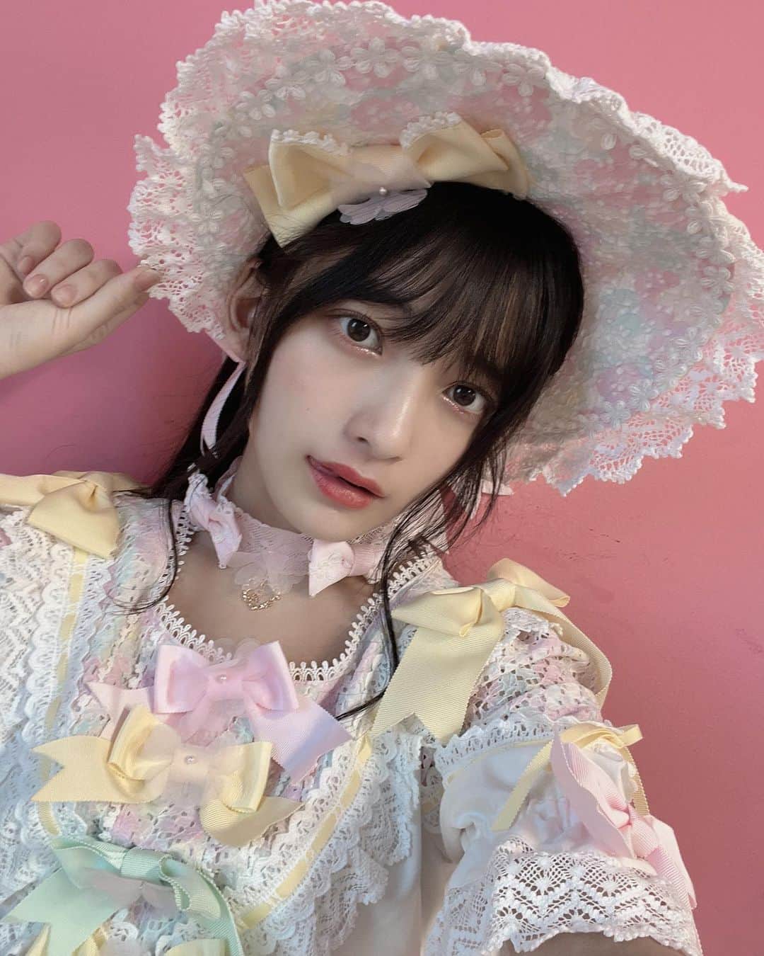 蛭田愛梨のインスタグラム：「🫶🎀  #babythestarsshinebright  #lolita #fyp」