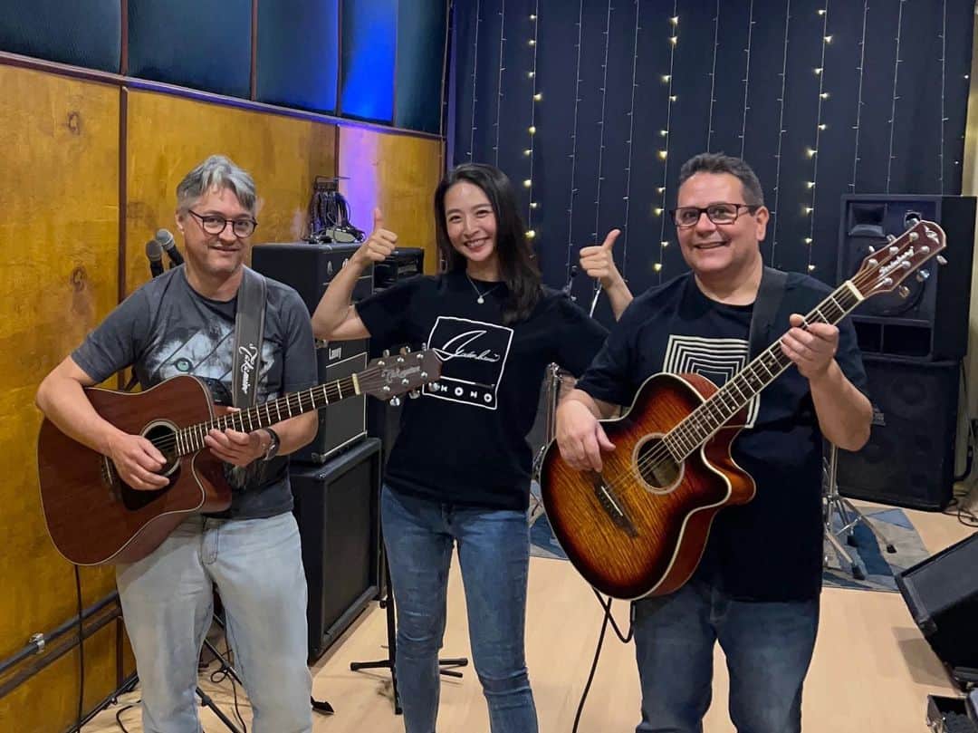 のインスタグラム：「🇧🇷 今日はZé Robertoさんと Odairさんと3人でリハーサル🎸 言葉は分からないけれど 一緒に音楽ができてとっても楽しい😄😄😄  #ブラジル #サンパウロ #日本祭り #ライブ」