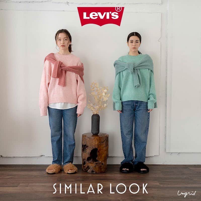 のインスタグラム：「【Ungrid  Levi's®】 7.7(fri) 12:00- ついに予約スタート👖  シミラールックと共に秋冬のコーデをご紹介！ レングス違いの履きこなしもチェック！  _________________________________  企画ページの詳細は　@ungrid_official のTOPのURLからご覧頂けます。 . . . ✔️デザイン ・大人気モデル「501® 90’s」をベースにUngrid特有のヴィンテージ加工を落とし込みました。 ・裾部分にはクラッシュ加工をアクセントにし、後ろ姿にもポイントを。  ✔️デザイナーから聞いた今年の注目ポイント！ ・加工感は今年もUngridベースでヴィンテージライクなムードを落とし込み、秋冬に使いやすい中色カラーでスタイリングにも馴染む色合いに。  ✔️デザイナーから聞いたサイズ、レングスの選び方 ・小柄な方でジャストで履きたい方はL28を。 ・また、今回はウエストのサイズは24、25，26の3サイズですがレングスはどのウエストサイズでもL28、L30を用意しています。 ウエストサイズをゆったり26インチを選んでもレングスは短めのL28で履いて頂くことができ、身長だけでなく、体型や骨格に合わせても選びやすいサイズ設定になっています。  ■Levi's®別注　501®　90’S  L28 (112352450101) PRICE：15,400- ( tax in ) SIZE：24 , 25 , 26 COLOR：BLU  ■Levi's®別注　501®　90’S  L30 (112352452001)  PRICE：15,400- ( tax in ) SIZE：24 , 25 , 26 COLOR：BLU  #Ungrid  #Ungrid_official #Ungriddenim #Levis #levis_ungrid  ーーーーーーーーーーーーーーーーーーーーーーーーーーーー ☑︎商品詳細は製品タグ or TOPページURLよりチェック » @Ungrid_official ・ ・ ☑︎全国のスタッフのスタイリングを毎日更新中！ » @ungrid_staffsnap」