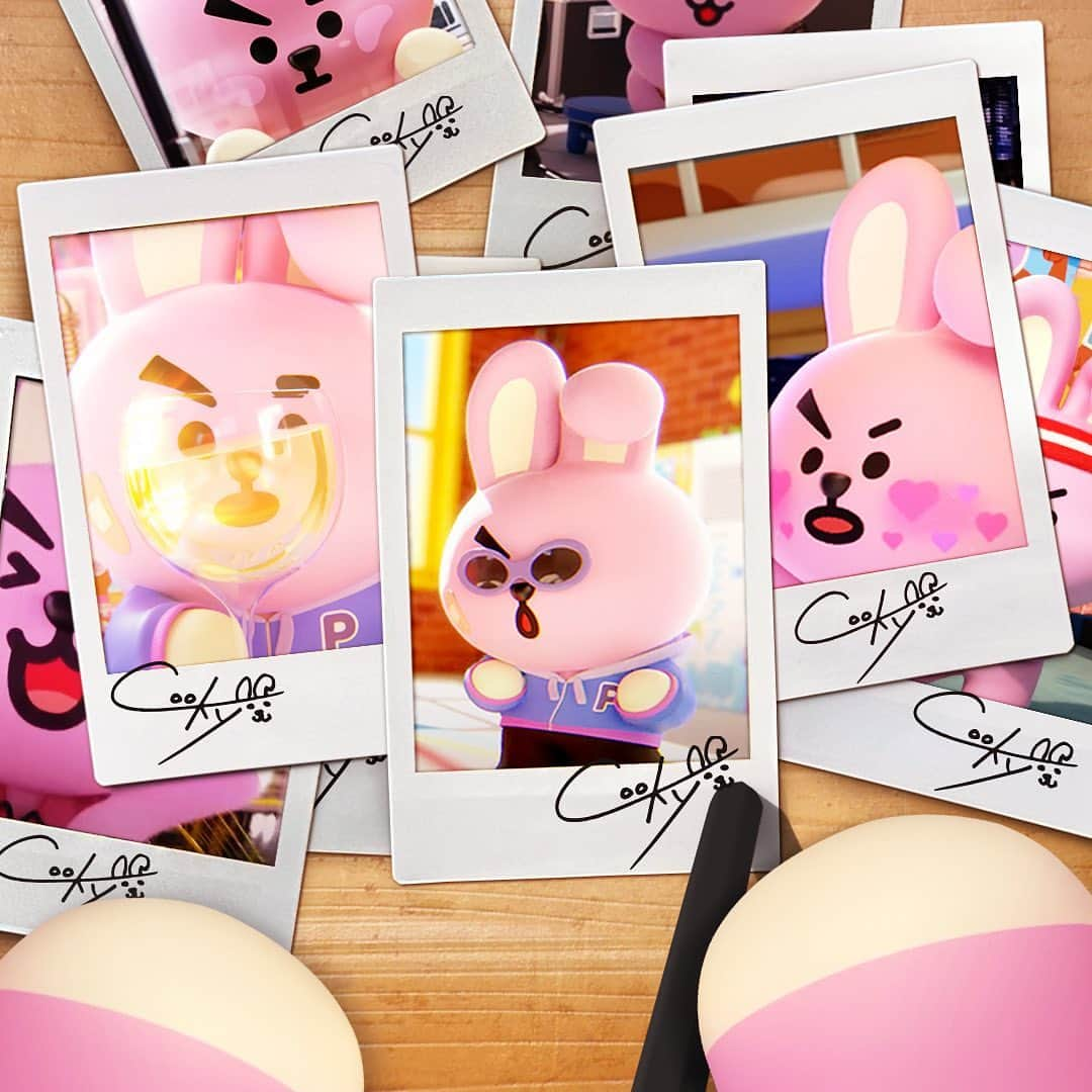 BT21 Stars of tomorrow, UNIVERSTAR!さんのインスタグラム写真 - (BT21 Stars of tomorrow, UNIVERSTAR!Instagram)「Taken, selected, signed by COOKY✨ Photocards all for UNISTARS!😎  #BT21 #COOKY #photocard #photo #release」7月7日 18時04分 - bt21_official