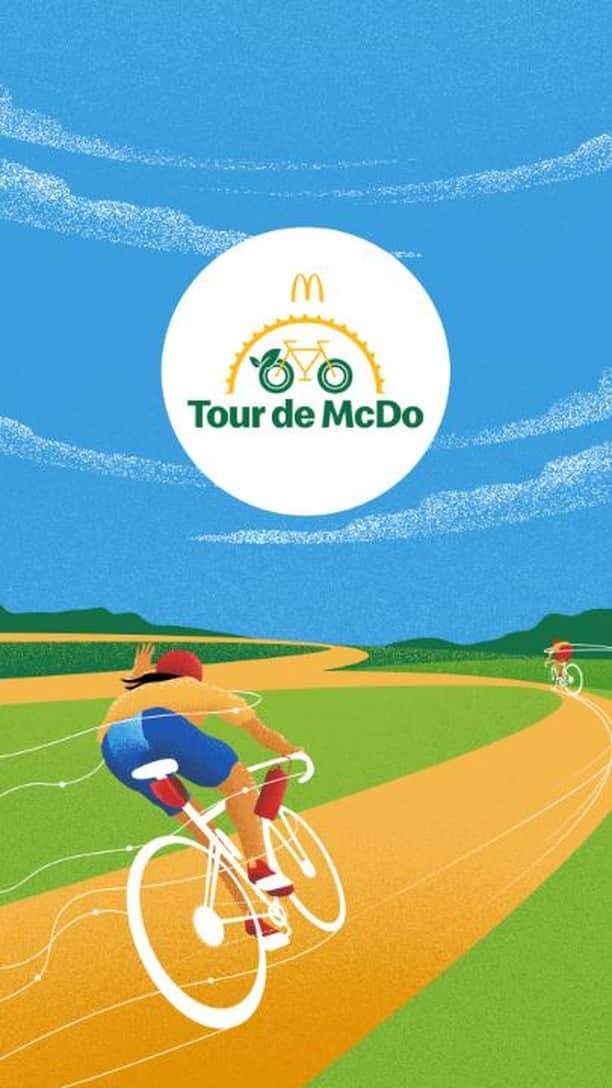 McDonald's Philippinesのインスタグラム：「Cheers and thank you to everyone who rode with us last June 4th at #TourDeMcDo! It was fun to bike and dine with you all! More routes and more rides soon!」