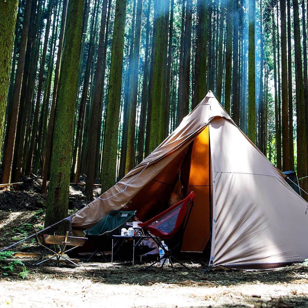 キャンプ情報サイト［ランタン］さんのインスタグラム写真 - (キャンプ情報サイト［ランタン］Instagram)「CAMP SMILE STYLE ／ 木立の間にひっそり佇むテント。 涼しい風を感じて静かに過ごす ＼ いろんなキャンパーのキャンプスタイルを現地取材と一般キャンパーからの投稿で数多く掲載してます。 . . 詳しくは @lantern.camp webサイトをご覧ください . . #camp #camping #camplife #outdoor #travel #trip #lantern_smile #キャンプ #キャンプ用品 #アウトドア #テント #自然 #旅行 #キャンプ初心者 #キャンプ好きな人と繋がりたい #アウトドア好きな人と繋がりたい #camper #外遊び #キャンプスタイル #かぶとの森テラス #デュオキャンプ #デュオキャン #tentMarkDESIGNS #tentMark #テンマクデザイン #CAPTAINSTAG #キャプテンスタッグ #COleman #コールマン」7月7日 18時08分 - lantern.camp