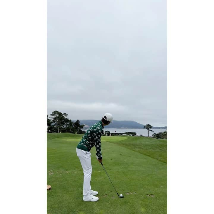 チェ・ナヨンのインスタグラム：「At The Hay!  Tiger Woods designed this beautiful Par 3 course! And I met Mia Hamm #legend 👍🏻👍🏻👍🏻 🦌🦌🦌🦌🦌」