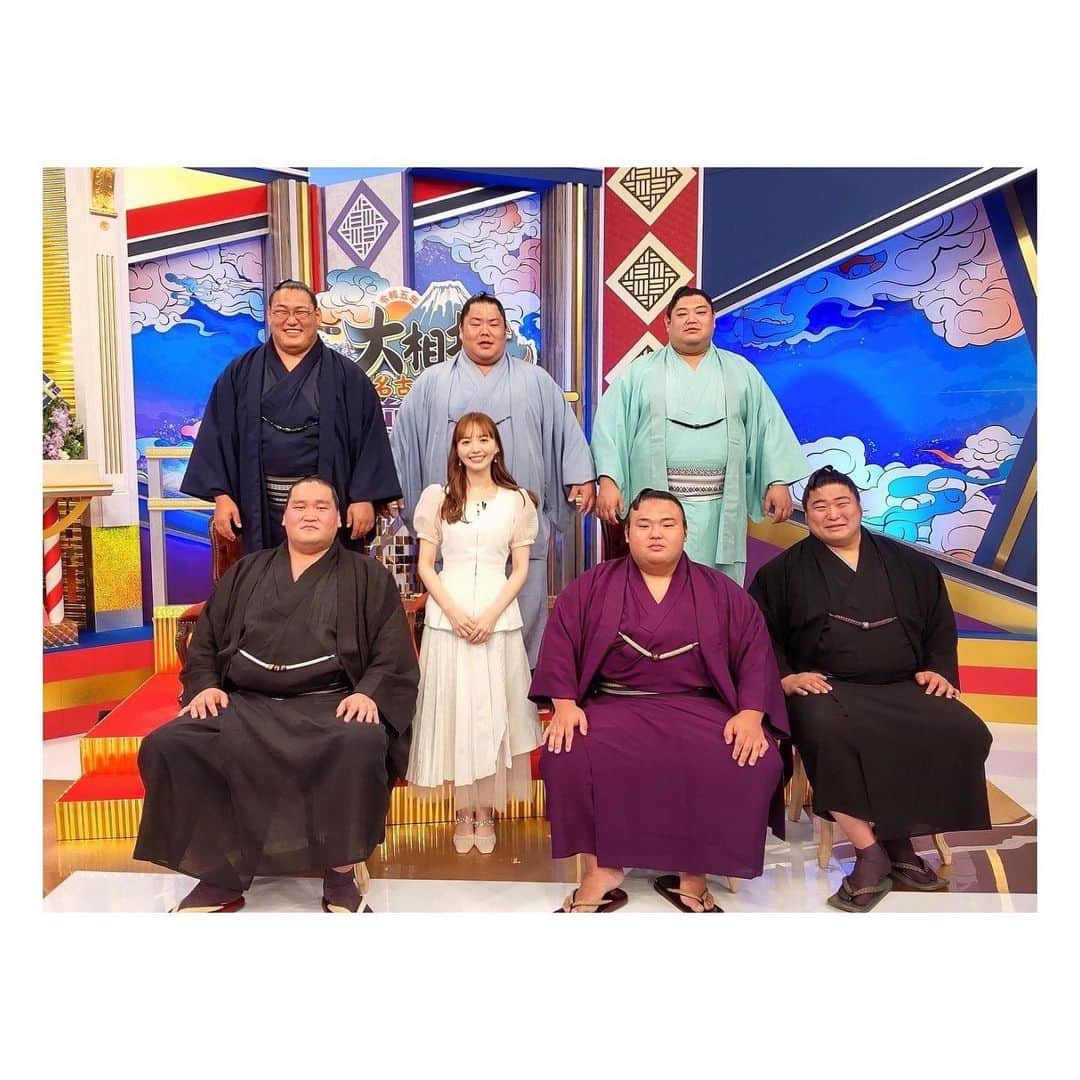 山根千佳さんのインスタグラム写真 - (山根千佳Instagram)「. . 明日7/8 CBCテレビ14:00～14:54 「令和五年大相撲名古屋場所前夜祭」OA🕊️  見逃し配信：TVer/Locipo (7/11 12:00〜7/23 12:00まで)  東海にお住まいの皆様は勿論、 全国の皆様にTVerなどで観て頂けます！！  横綱・大関・関脇・小結と 現役最強豪華メンバーの皆さんの ここでしか聞けないスタジオトーク、 鶴竜親方と春日山親方のほっこりトーク、 ロケVTRでは翔猿関と宇良関が大活躍、 そして名古屋場所の意気込みなどなど。  盛りだくさんの1時間です！ぜひ🫠 . . #名古屋場所 #名古屋場所前夜祭  #照ノ富士 関 #貴景勝 関 #豊昇龍 関 #大栄翔 関 #若元春 関 #阿炎 関 #鶴竜 親方 #春日山 親方 #山根千佳  #sumo #sumowrestler #instagood」7月7日 13時04分 - yamane_chika