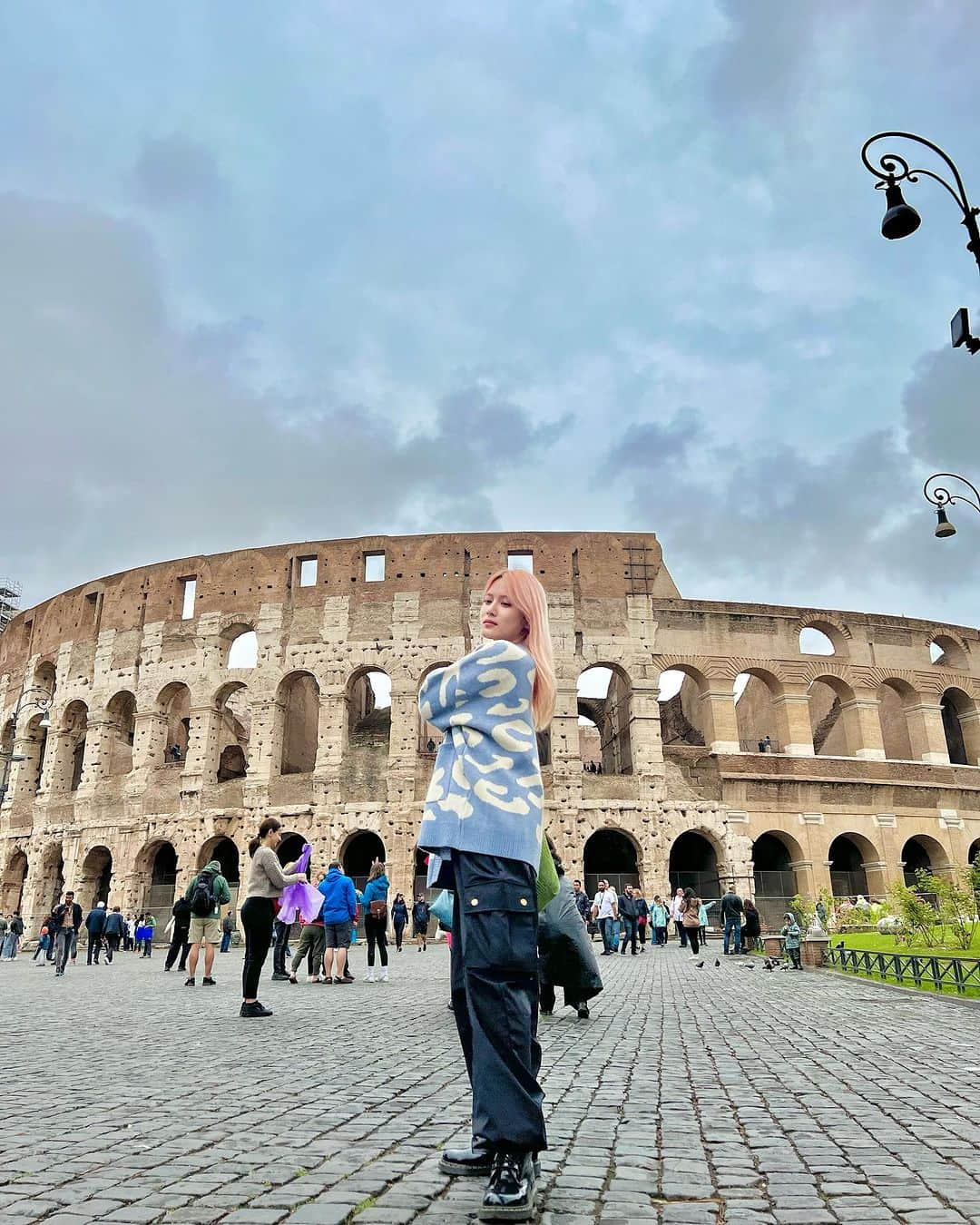 入山杏奈のインスタグラム：「Unos recuerdos en Roma 🍝🇮🇹  載せてなかったローマの写真😽」