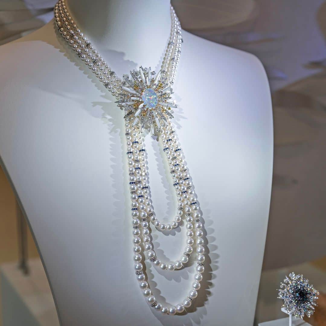 Mikimotoさんのインスタグラム写真 - (MikimotoInstagram)「Our latest High Jewellery Collection “Praise to the Sea” was unveiled at the Mikimoto Paris Boutique. Visit the link in our bio to discover more.  MIKIMOTOパリ店にて新作ハイジュエリーコレクション「Praise to the Sea」を発表。海をテーマに装飾を施した店内には、MIKIMOTOの新たなクリエーションの数々が並びました。  #MIKIMOTO #ミキモト #MikimotoHighJewellery #PraisetotheSea」7月7日 15時00分 - official_mikimoto