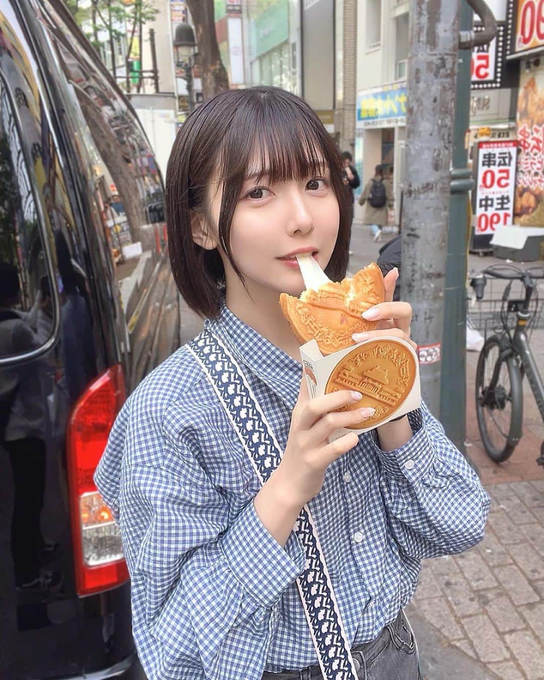 月埜ヒスイのインスタグラム：「いつかの、10円パン好きなんだよね」