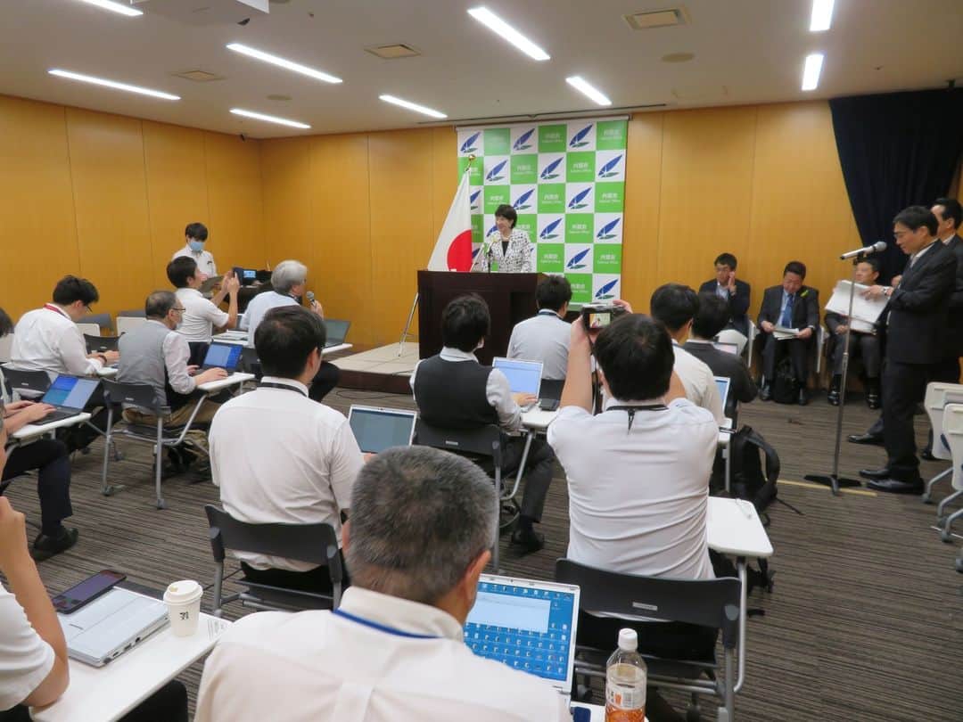 高市早苗のインスタグラム：「7月7日 記者会見」