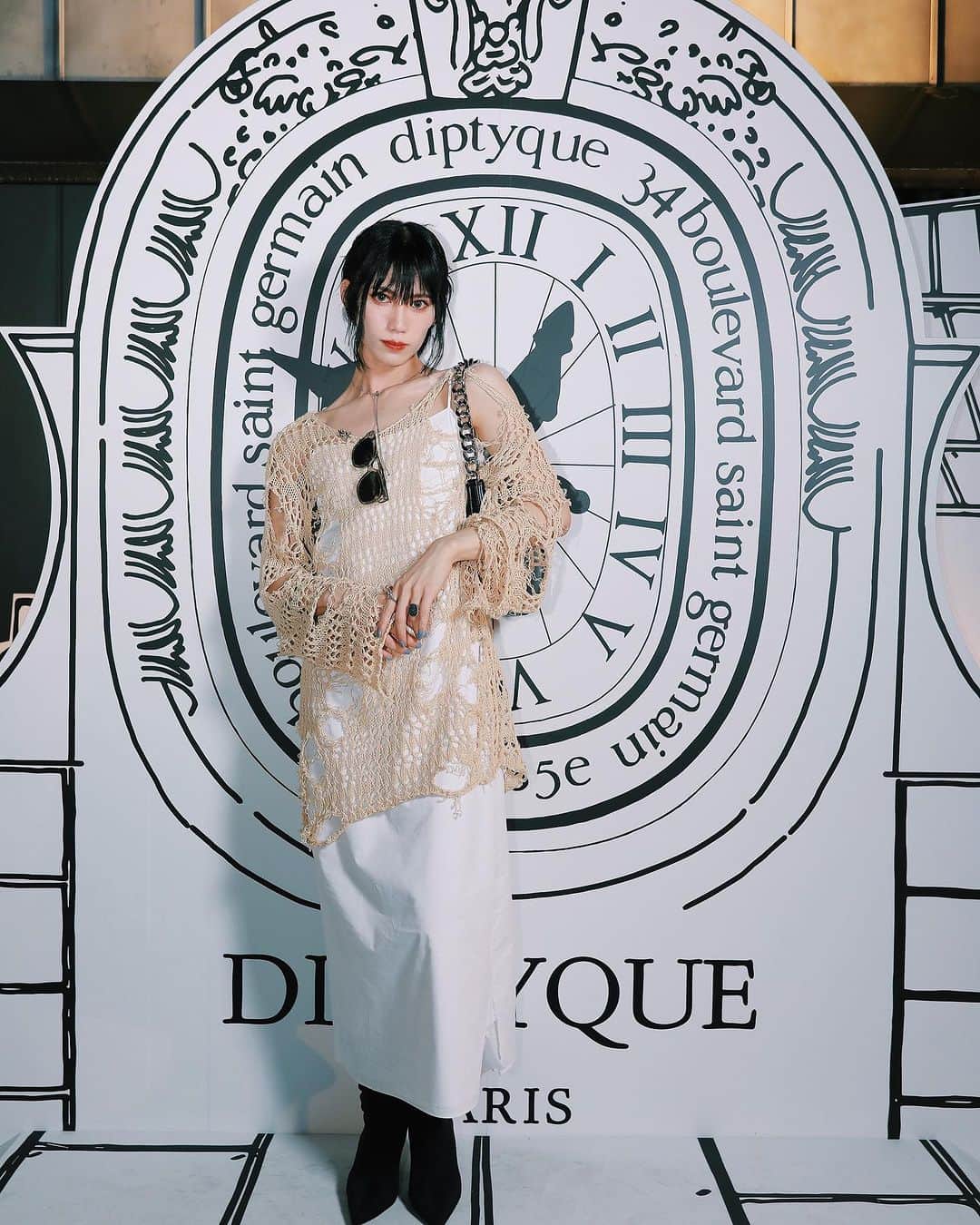志村禎雄のインスタグラム：「Diptyque Un Air de Paris  POPUP Ground Opening Event @diptyque 🤍🤍🤍🤍🤍🤍  Thank you for the invitation⸝⸝⸝♡   #diptyque」