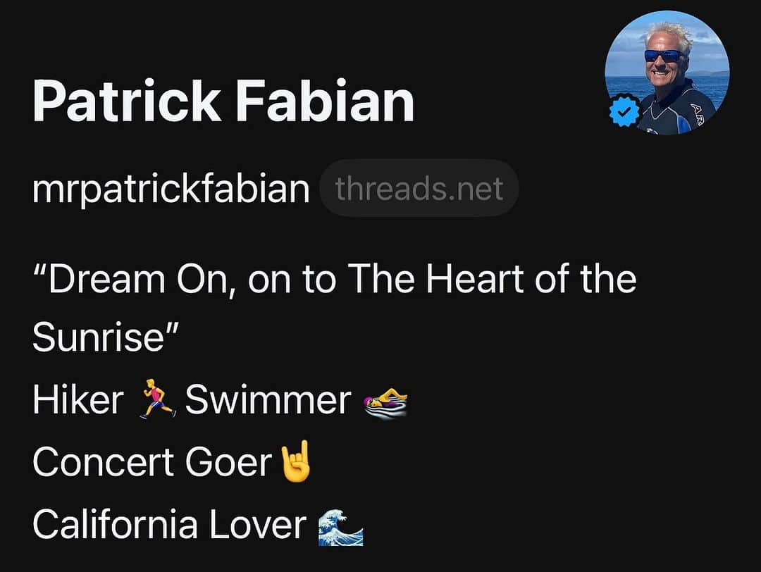 パトリック・ファビアンのインスタグラム：「Also Threading as mrpatrickfabian….🧵」