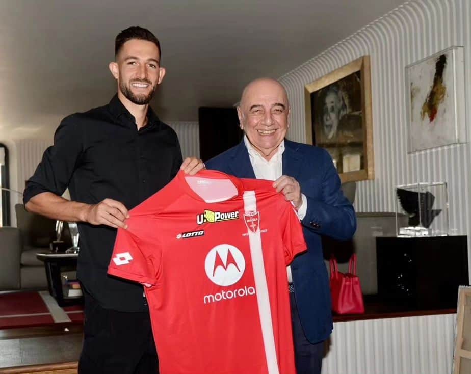 ロベルト・ガリアルディーニのインスタグラム：「Grazie Monza! Grazie per la fiducia e per l'accoglienza. Grazie al Dott. Galliani e a tutta la società. Ci vediamo presto in campo! 🙏👏   @acmonza @gr.sports」