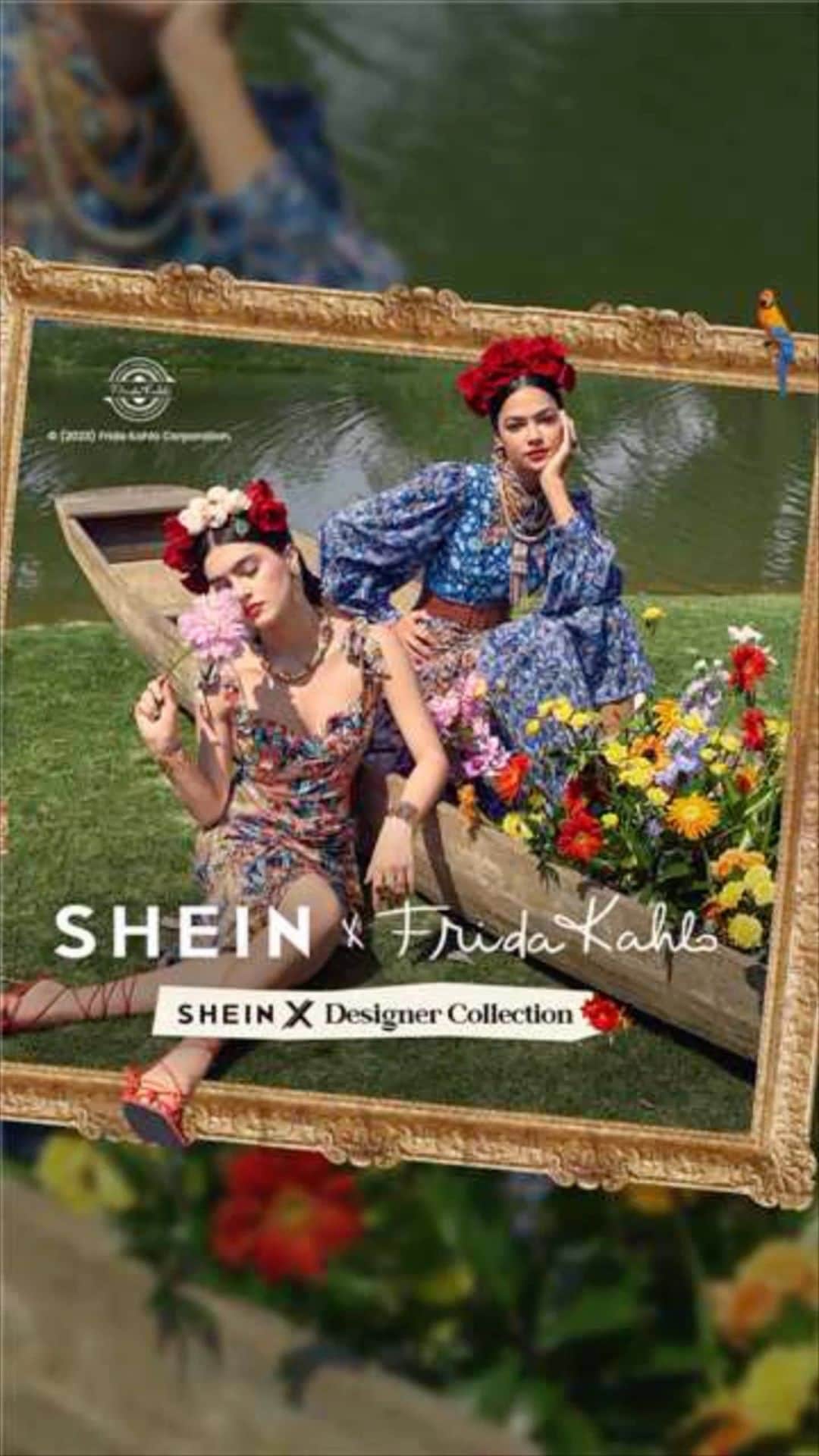 SHEINのインスタグラム：「🌺✨ Discover the enchanting world behind our SHEIN x Frida Kahlo collection! ✨🌹Meet some of our featured SHEIN X designers, who have carefully selected a wide variety of styles, colors and prints to capture the essence of Frida’s universe and her deep love of nature. 🌿🌼@sheinx__official  🔗:https://shein.shop/ouiwbs6  Designers: @xant.boho @furnandaofficial @iselacos @israeljassomx @miranda_gavino @veinticincomx @theloftymomart @vero.ramirez.design @yumikomxbrand @delapaz_byjennyb @pompigarcia @panuco  #SHEINxFridaKahlo #FridaKahlo #SHEIN #SHEINforAll #SHEINX」