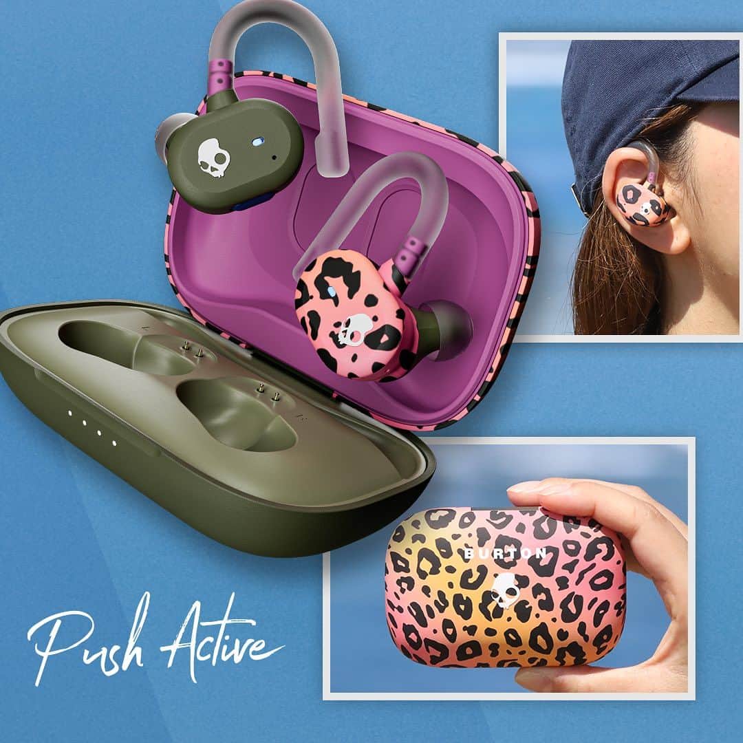 Skullcandy Japanのインスタグラム：「Push Active限定カラー✨  落下防止イヤーフック付き！スポーツから日常シーンまで大活躍🏃‍♀️  公式サイトSkullcandy.jpにてSUMMER SALE開催中🌴 限定カラーも残りわずか✨」