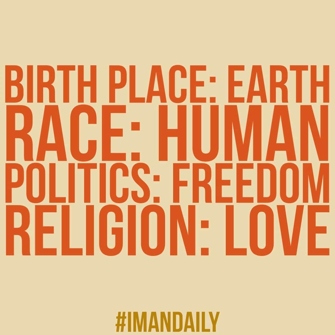イマン・アブドゥルマジドのインスタグラム：「#imandaily」