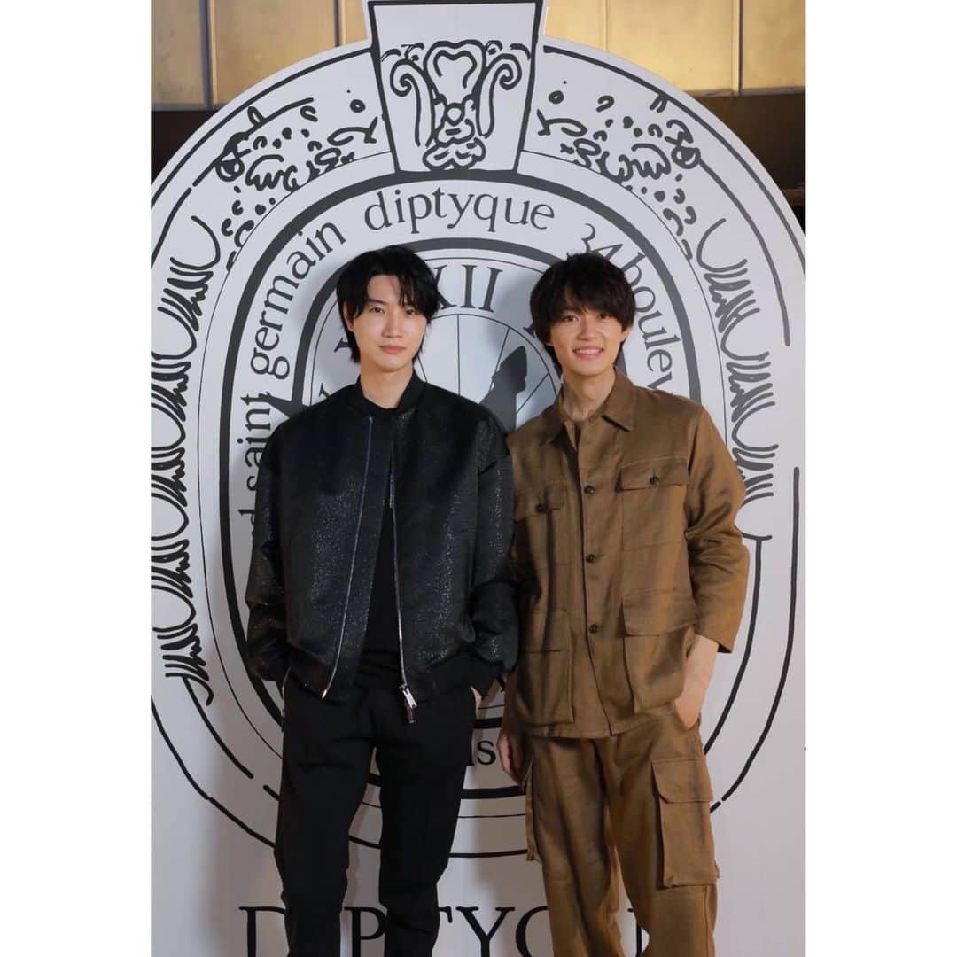 佐野勇斗さんのインスタグラム写真 - (佐野勇斗Instagram)「・ Diptyque  昔から大好きなディプティックさんのイベントに行かせて頂きました！  すごく素敵でした。  そしてそして、 私の大好きなバディに会えました。 この笑顔です。 さらにまたまた通くんとも会えました！！ 八木ちゃんとも会えました！！  友達がたくさんいて嬉しかったです😊  みんなも行ってみてね  #diptyque  #ディプティック  #diptyqueunairdeparis  #diptyqueパリの空気」7月7日 20時02分 - sanohayato_milk