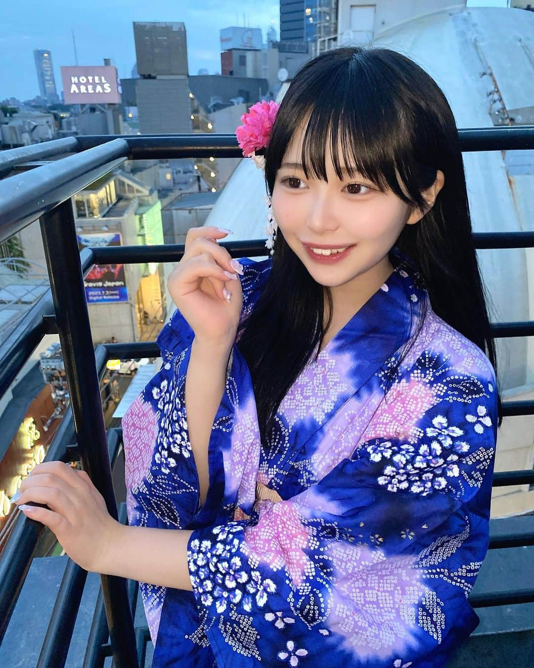 ゆめのインスタグラム：「お祭り行きたいな〜浴衣とか着ないけど！笑   #浴衣」