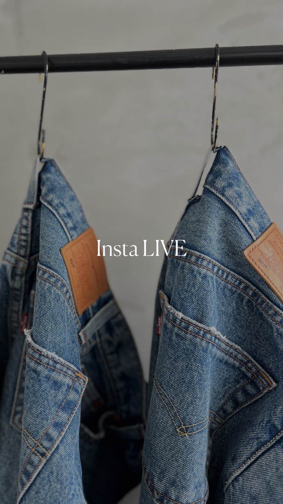 のインスタグラム：「Levi's 別注デニム着回し紹介」