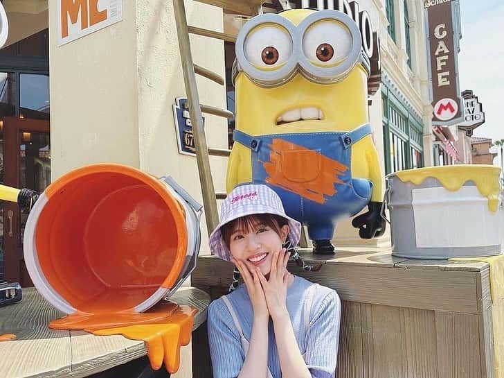 松田好花さんのインスタグラム写真 - (松田好花Instagram)「ㅤ THE TIME,ロケでUSJに行って来ました🎢 ユニバ最高！！  #yahostagram   #日向坂46 #松田好花  #ユニバ #USJ #ミニオン #夏満喫 #また行きたいな  #新幹線で寝違え #ネックピロー #買いました」7月7日 20時22分 - matsudakonoka.yahos