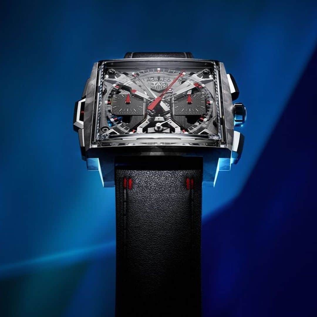 Daily Watchさんのインスタグラム写真 - (Daily WatchInstagram)「This @tagheuer Monaco Split-Second chronograph will be the brands’ contribution to the Only Watch 2023 auction, to be held in november. A one-off mechanical masterpiece with a stunning open-worked dial, fitted in a 41mm titanium case. Could be yours if you place the winning bid in november #onlywatch2023 #tagheuermonaco」7月7日 20時27分 - dailywatch