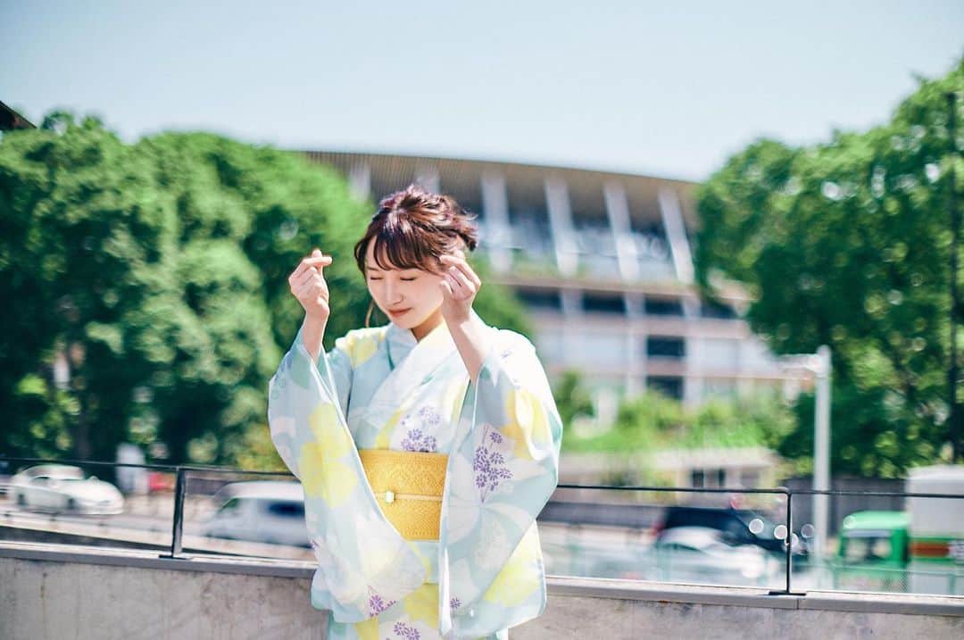 太田夢莉のインスタグラム：「明日はファンミーティングの東京公演です！ シアターマーキュリー新宿にてお待ちしております🫰🏻 #浴衣 #夏だね」
