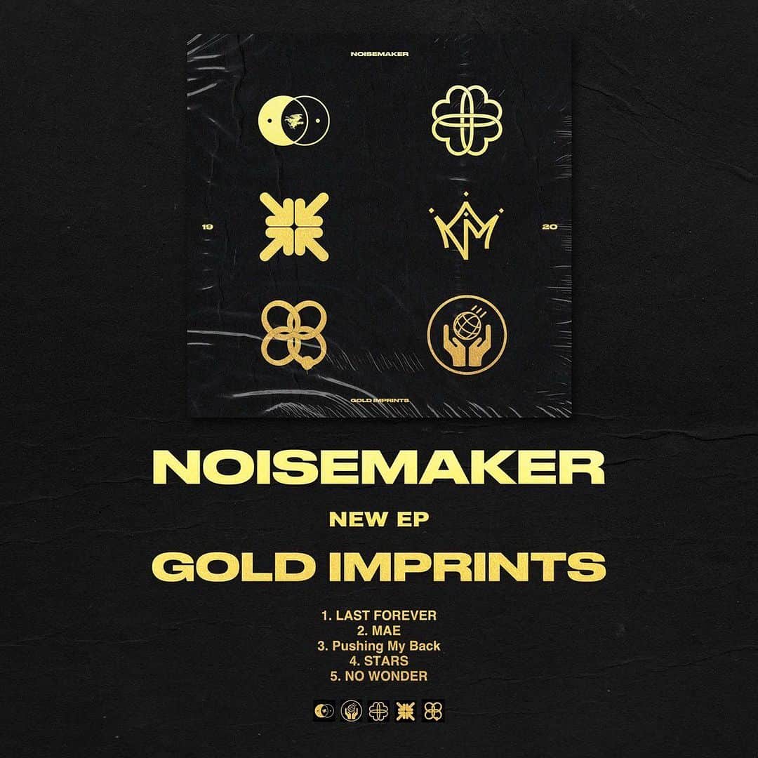 のインスタグラム：「🔥🔥🔥  @noisemaker_official   [NEW EP] NOISEMAKER 2023.9.20 CD・Digital release  『GOLD IMPRINTS』  ※8月4日から開催される ROAD TO 20th ANNIVERSARY ZEPP TOUR からCDのみ会場先行販売！  08/04 (Fri) Zepp Fukuoka 08/10 (Thu) Zepp Nagoya 08/11 (Fri) Zepp Osaka Bayside 08/18 (Fri) Zepp DiverCity 09/17 (Sun) Zepp Sapporo  #NOISEMAKER #GOLDIMPRINTS #NOISEMAKER20th」