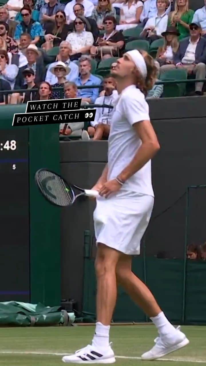 アレクサンダー・ズベレフのインスタグラム：「Too smooth 😎  #Wimbledon」