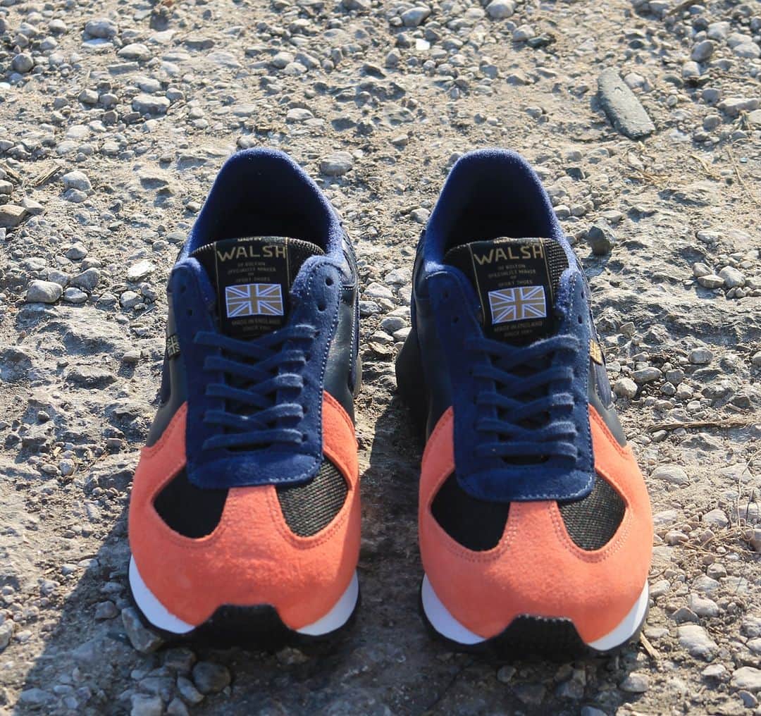 ウォルシュのインスタグラム：「Find even better prices in the Walsh Outlet.  Shop Online - normanwalshuk.com  #normanwalsh #britishmade #trainers #sneakers」