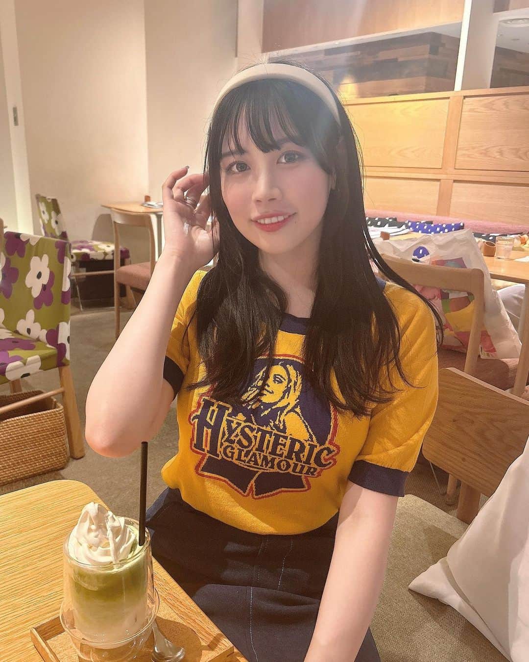 篠見星奈さんのインスタグラム写真 - (篠見星奈Instagram)「. レアなカチューシャコーデ💛💙 . #カチューシャ #17kg # ...