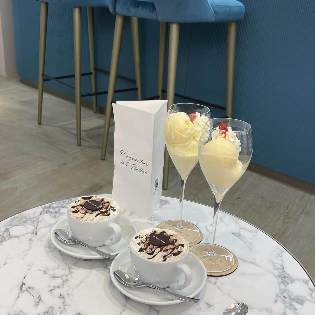 太田有紀のインスタグラム：「#渋谷カフェ #intimissimicafe」
