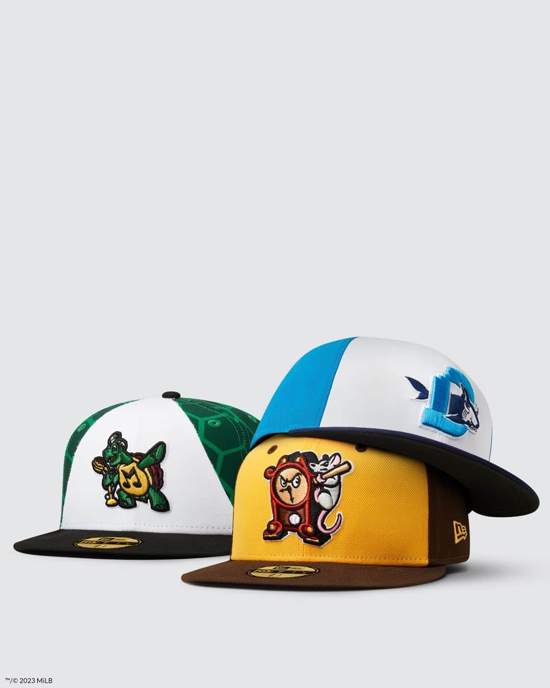 ニューエラ・キャップのインスタグラム：「Whether you’re an IronPig or a Redbird, you need a cap that’s just as fun as your town. Show your support for your local team with the MiLB Theme Nights Collection. Available now from New Era. Free Shipping for This Week Only.」