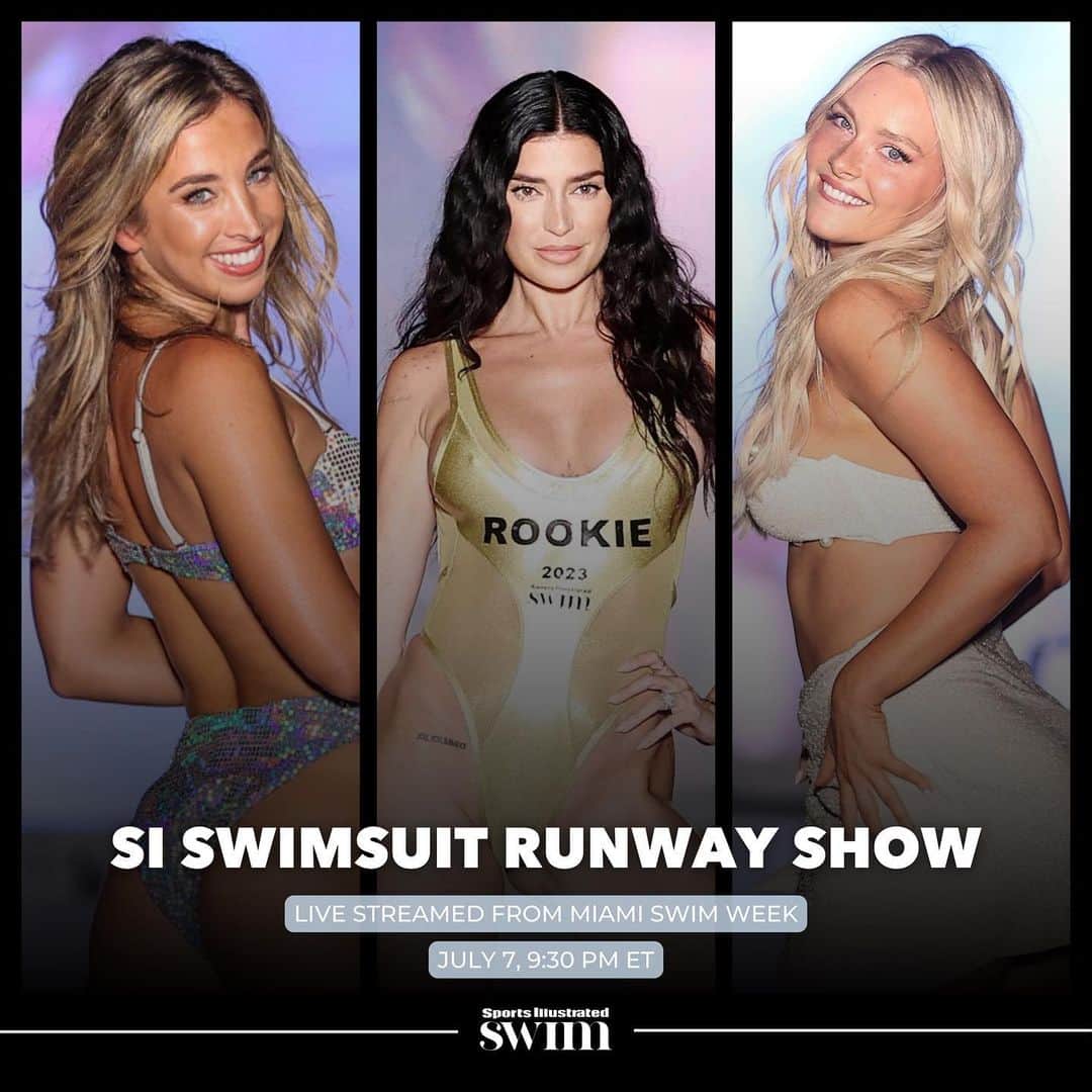 Sports Illustrated Swimsuitさんのインスタグラム写真 - (Sports Illustrated SwimsuitInstagram)「It’s officially runway day! 👙  Tune in tonight to watch our #MiamiSwimWeek runway show LIVE from @wsouthbeach at 9:30 PM EST through the link in our bio.  SI Swimsuit models including Brooks Nader, Camille Kostek, Christen Harper, Ellie Thumann, Kamie Crawford, Katie Austin, Lauren Chan, Lorena Durán, Mady Dewey, Nicole Williams English and Sixtine, Swim Search finalists: Achieng Agutu, Berkleigh Wright, Brittney Mitchell,  Jena Sims, Penny Lane, Nina Cash and Sharina Gutierrez plus a few surprise guests will hit the runway modeling the latest swimsuits trends.  & for the first time ever, SI Swimsuit is excited to announce that XANDRA will be guest DJing the runway show. 🎧」7月7日 23時05分 - si_swimsuit