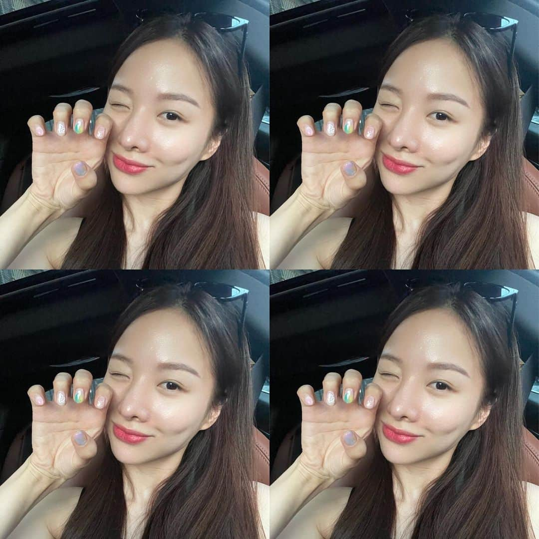 ソルジのインスタグラム：「5개월만에 핑꾸를 벗어난💅🏻  #syrup」