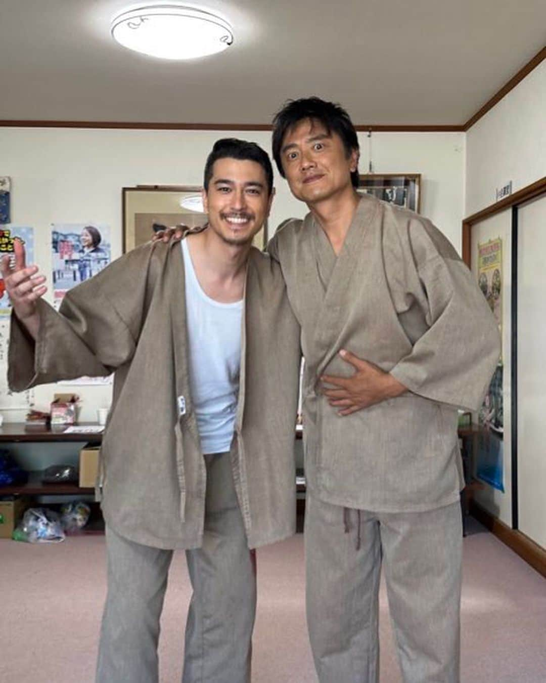 バーンズ勇気さんのインスタグラム写真 - (バーンズ勇気Instagram)「映画ハオトの撮影現場にて  龍二さんにおすすめの温泉連れてってもらいました。  本当に最高すぎました。ありがとうございました。  #羽音#ハオト」7月7日 23時32分 - yuukibyrnes_official