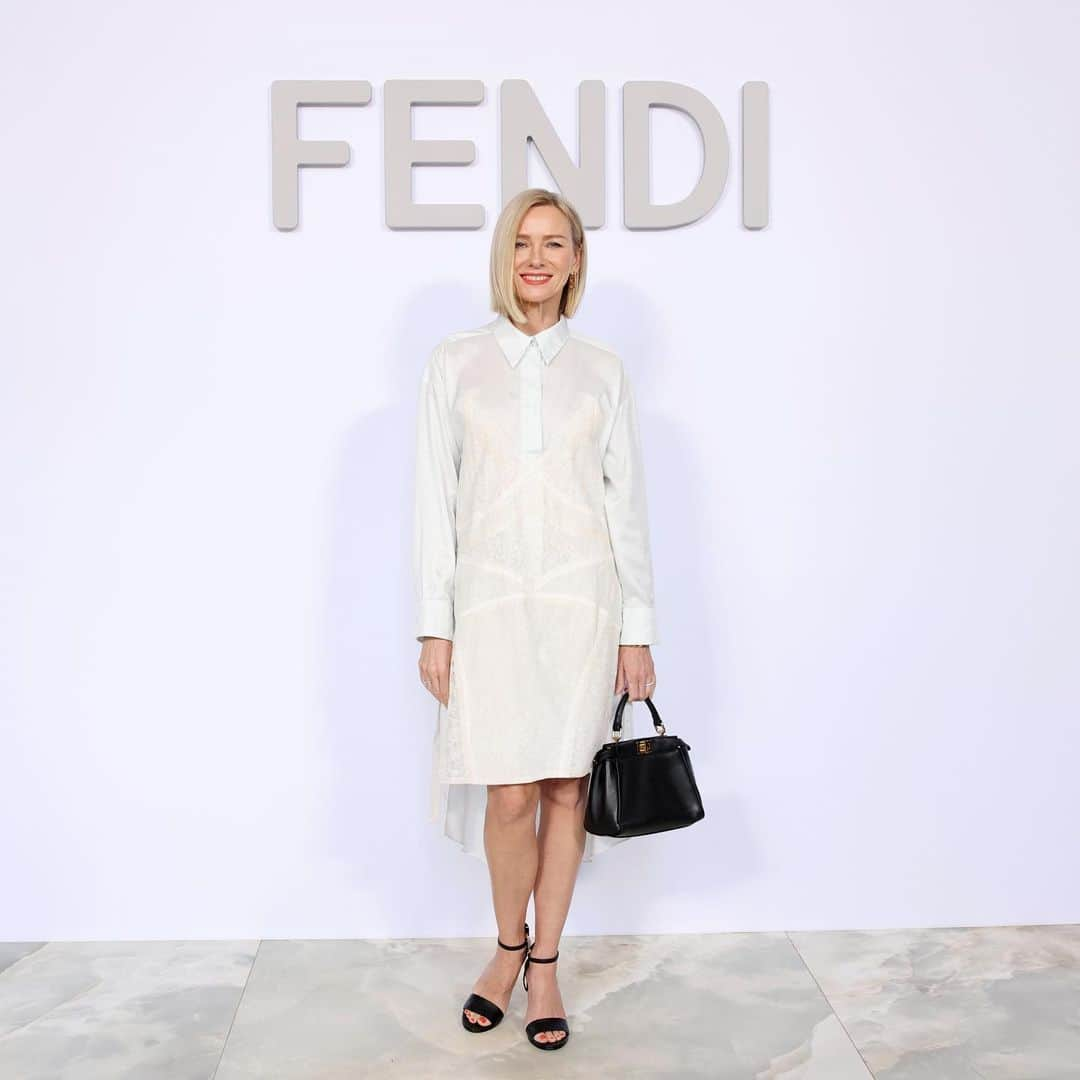 ナオミ・ワッツのインスタグラム：「The show was high drama and pure elegance. Bravo @mrkimjones, you are a genius! Thank you for hosting me, @fendi, in the best city in the world. Now i need a long nap! 🇫🇷🥂」