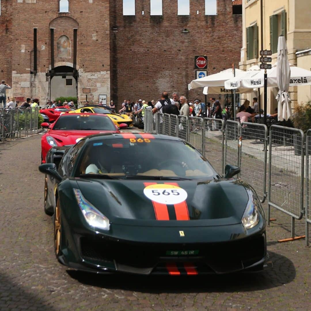 フェラーリさんのインスタグラム写真 - (フェラーリInstagram)「This year’s #FerrariTribute #MilleMiglia was nothing less than sensational. The arduous five day, 2000 km journey stands as a testament to the lasting legacy that #Ferrari has had on automotive and racing cultures alike.  Beginning in #Brescia, the many participants travelled down to #Rome, before setting their sights on #Asti, eventually completing the route in #Milan.  Among the many Ferrari models in the event were a #FerrariF512M, the #Ferrari860Monza, a #FerrariRoma and even the #Ferrari812CompetizioneA.  Read about the event in the #FerrariMagazine at the link in bio.」7月8日 0時22分 - ferrari