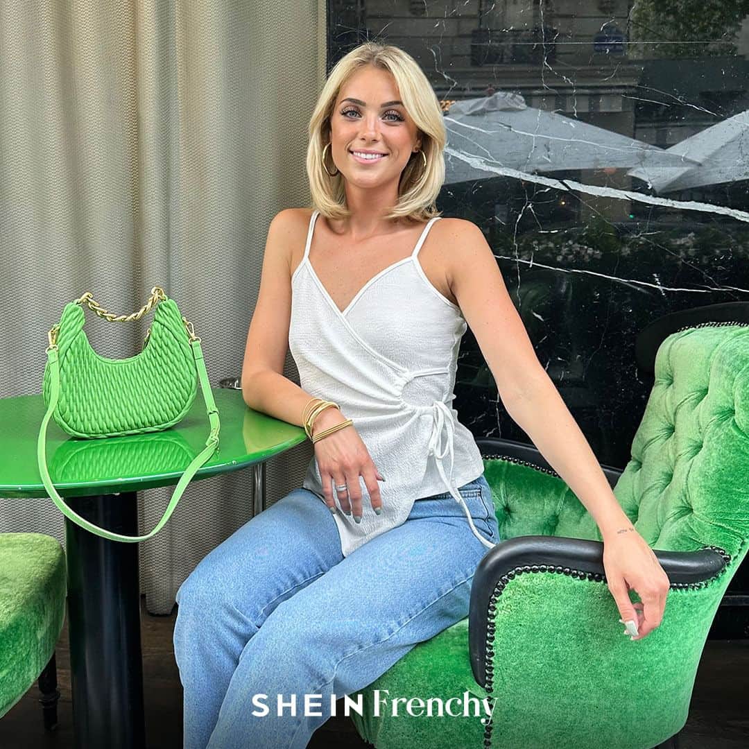 SHEINさんのインスタグラム写真 - (SHEINInstagram)「Embrace the essence of chic with SHEIN Frenchy styles that inspire ☕🌿✨ @bobbcharlotte  🔎17447273 17434531 17213675 17114410 17433510 18313637 17433286 17433727 17434600  #SHEINFrenchy」7月8日 0時30分 - sheinofficial