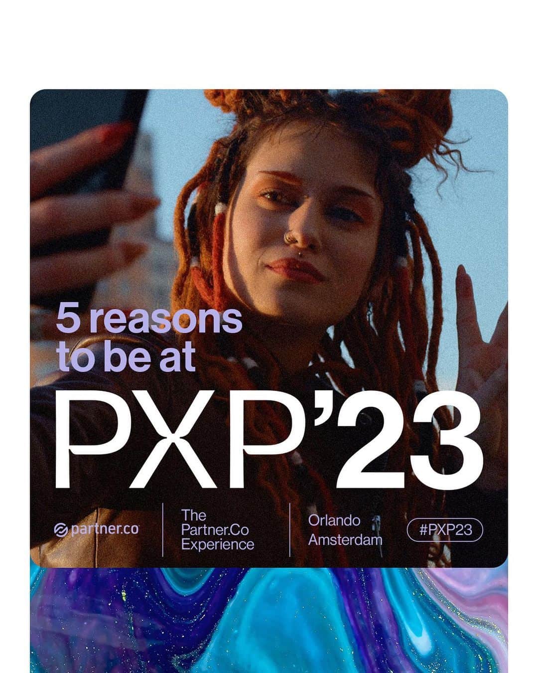 のインスタグラム：「Our upcoming event, PXP | The Partner.Co Experience, reimagines what it means to experience #PartnerCo.  That makes it the CAN’T-MISS EVENT of the year! 🎉  If you still need convincing, then check out our blog for five reasons you’ve got to experience #PXP23🎉」