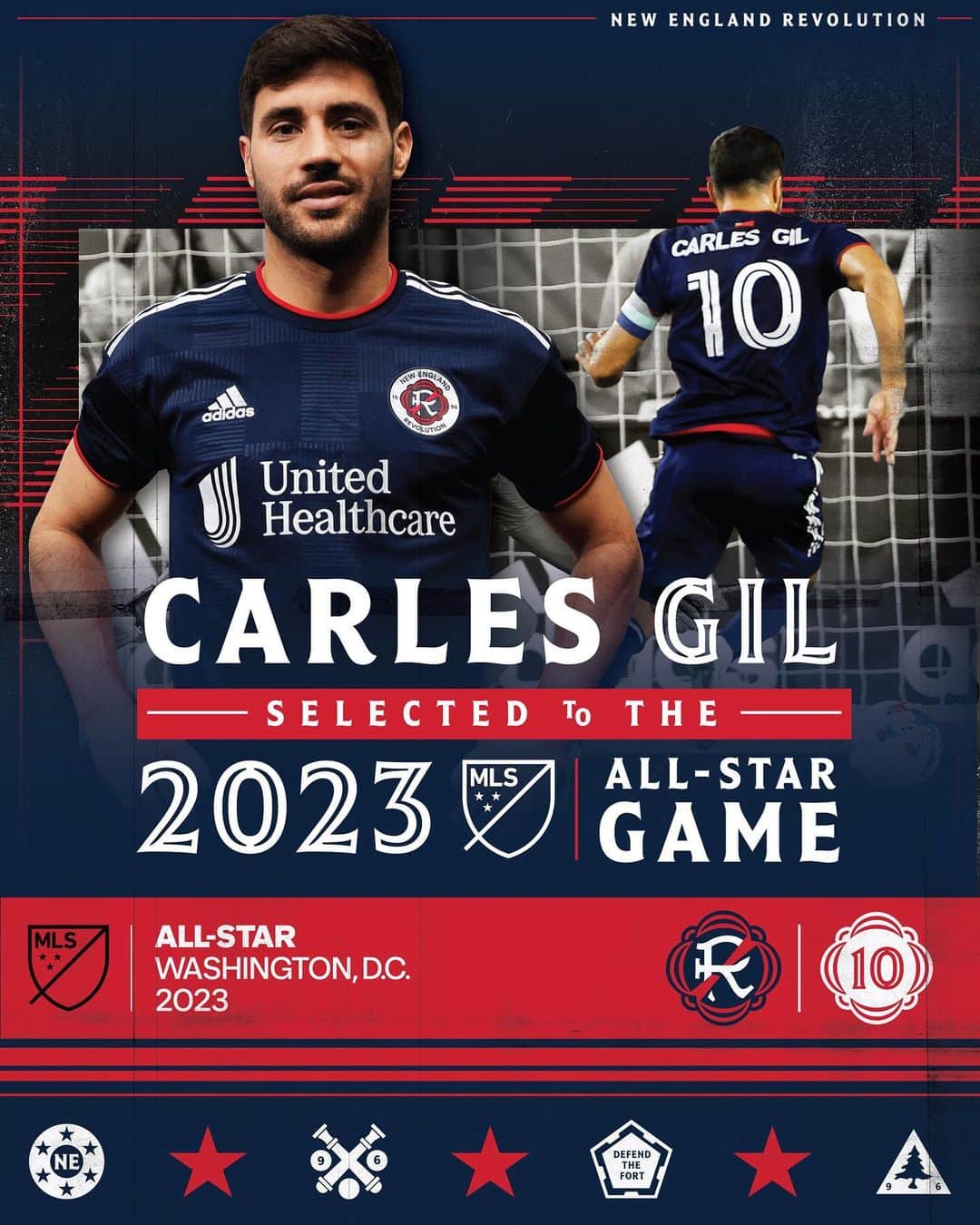 カルレス・ヒルのインスタグラム：「A wrong has been righted 🙌  @carlesgil92 has been added to the #MLSAllStar team in D.C. as a coach's selection ⭐️⭐️⭐️  Congrats Capiii!」