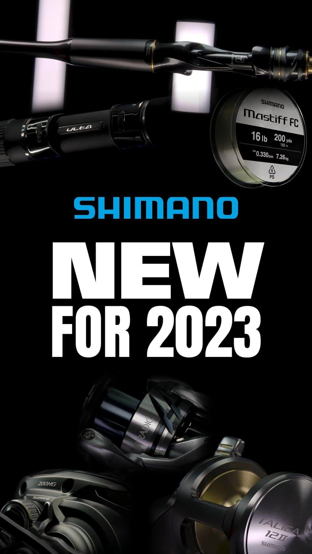 シマノ｜Fishingのインスタグラム：「FIRST LOOK: Over a century of Shimano manufacturing technology and design expertise heightens the angler experience with the launch of a diverse assortment of rods, reels and lures set to debut at ICAST 2023. This highly-anticipated product release leverages rod technologies never seen before in the North American market, cutting-edge reel technologies passed down from Shimano’s flagship reels, and industry-leading lure technologies that continue to raise the bar for fish-catching performance on the water.  #FishShimano #NewFor2023」