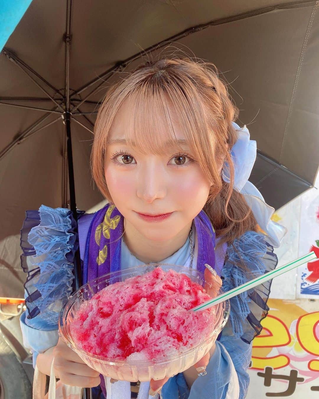 美南れなのインスタグラム：「顔赤くならないタイプなはずだけど赤いな😳」