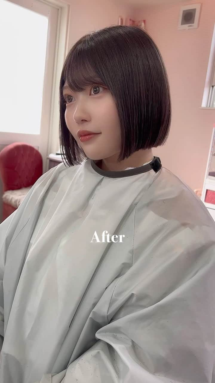 bettie'sclubのインスタグラム：「greige  mini bob ✂︎ @renkoseki 🐈 ・ ・ ・ ・ ・ ・  #bettie#bettiehair#hairstyle#hair#shooting#hairmake#cute#love#fashion#美容室#原宿美容室#ヘアサロン#ヘアカラー#ヘアスタイル#ヘアアレンジ#ヘアカット#簡単ヘアアレンジ#セルフアレンジ#ケアブリーチ#ブリーチ#ショートヘア#ボブ#ミニボブ#グレージュ#グレージュカラー#ベージュカラー#ベージュ#韓国ヘア#韓国風ヘア#ビフォーアフター」