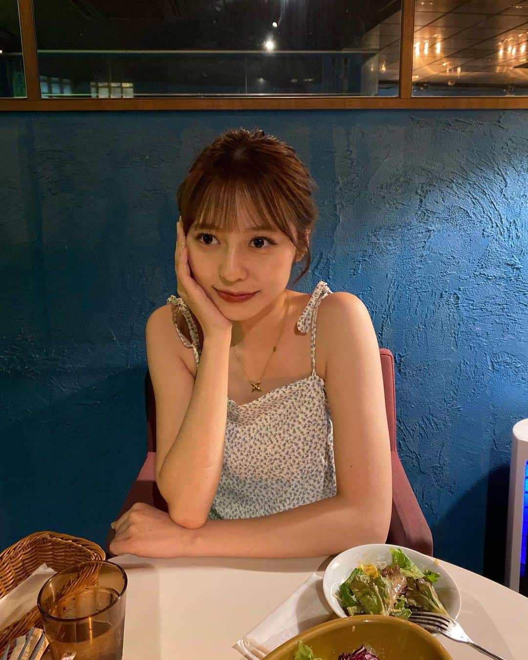 潘佳伊のインスタグラム：「夏ダメだ外出れない出るけど(･･;)  #宇田川カフェ #渋谷カフェ #渋谷グルメ #渋谷ディナー」