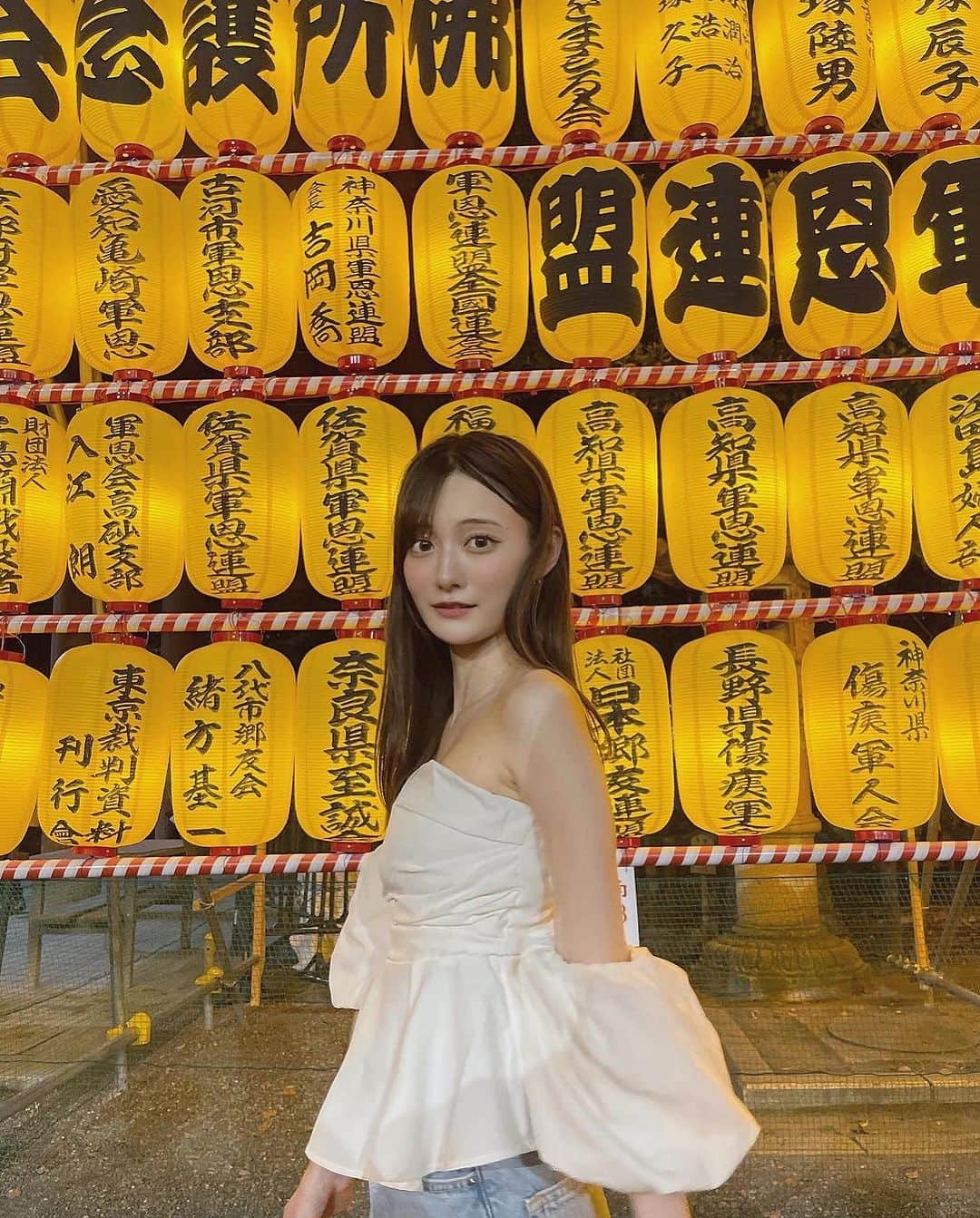 古賀哉子さんのインスタグラム写真 - (古賀哉子Instagram)「先日、東京で初めてお祭りに行ってきました🍋汗ダラダラ〜🥹💦屋台でやきそばとか食べたかったけど長蛇の列に断念…  お洋服は @holidayandholiday_official ♡  #カラコン は、  @chusme_official ベイビーブラウン👶   #盛れるカラコン  #チューズミー」7月22日 21時12分 - yako_kg