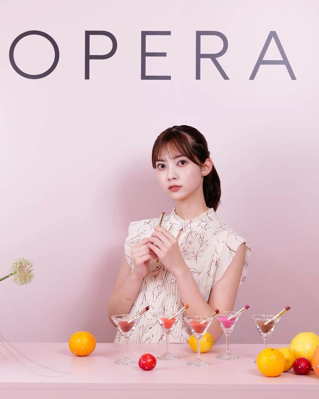 大薮未来さんのインスタグラム写真 - (大薮未来Instagram)「OPERAの新作発表会に✨  新作のシアーマットリップスティックの4番ブラウンのカラーをつけてみました♡ どのリップも普段使いやすいカラーでした！  #opera #オペラ #シアーマットリップスティック」7月22日 12時28分 - miku_ohyabu