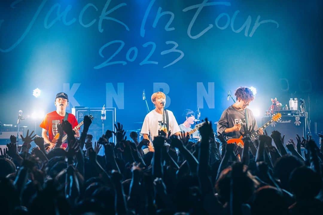 HIROKAZのインスタグラム：「『KANA-BOON "Jack in tour 2023"』  名古屋DIAMOND HALL( 2023.07.21 )  JP📸( @junpeihiyoshi )  KANA-BOONありがと🙏2マンするのにだいぶ時が経ってしまったね、！にしても最高やったなー。」